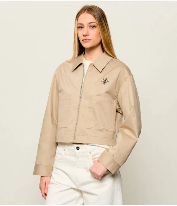 Женская куртка свободного кроя Tommy Hilfiger, бежевый