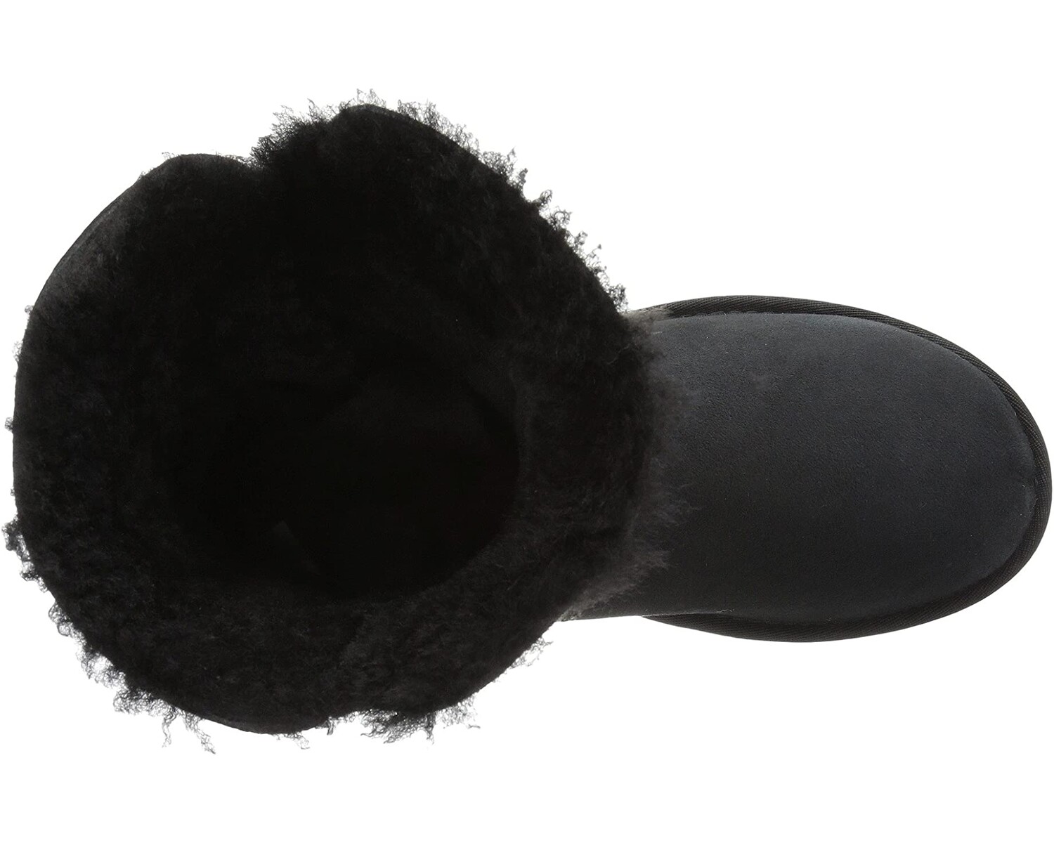 Угги Bailey Button II UGG, черный — фото 2