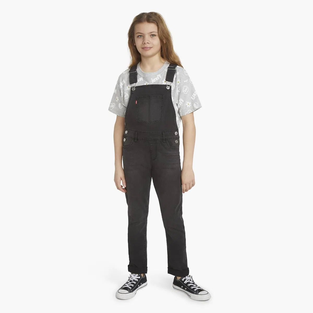Комбинезоны для девочек 7-16 лет Levi's, Incognito - Black