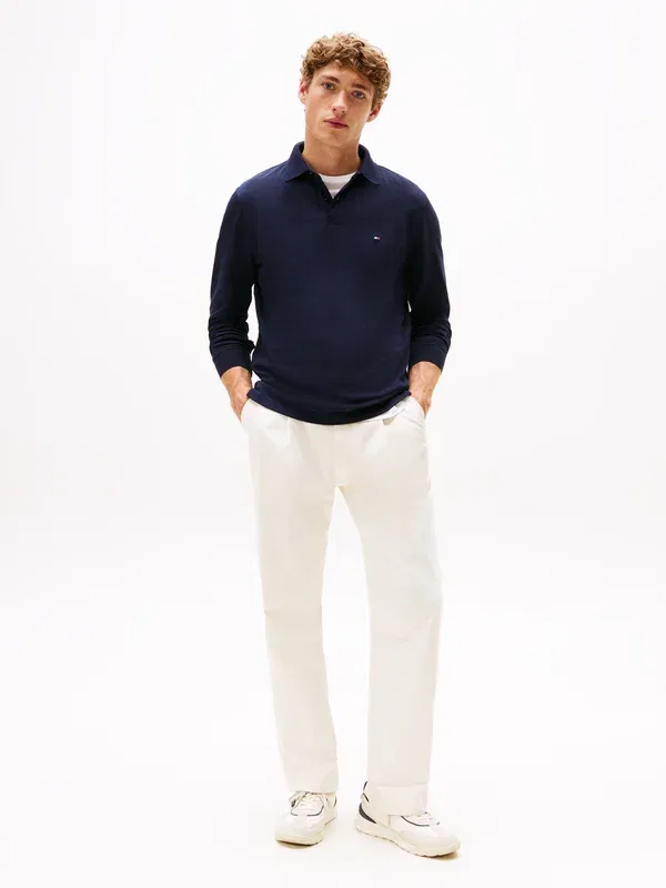 Футболка поло с вышивкой Regular Tommy Hilfiger Desert Sky