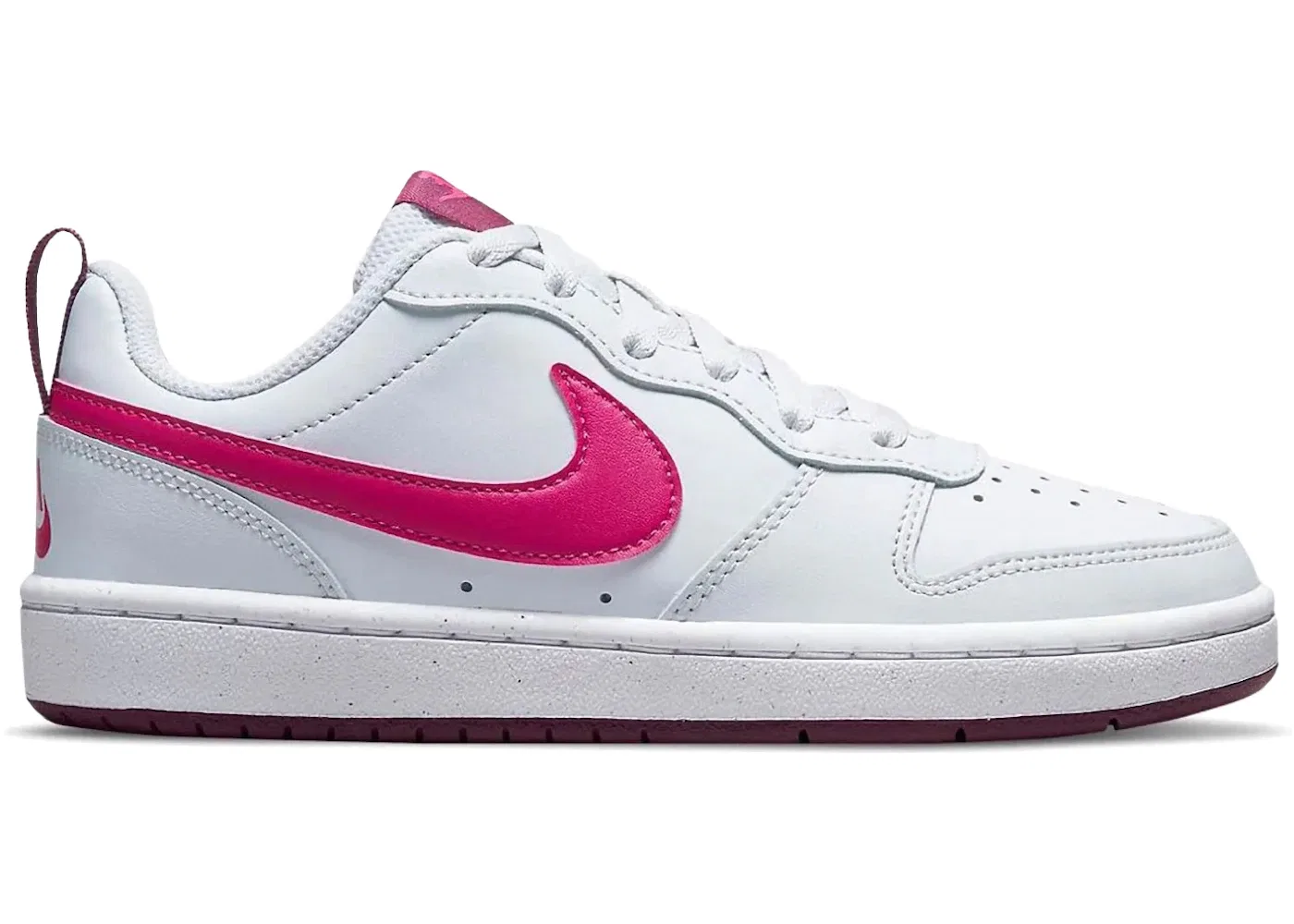 Детские кроссовки Lifestyle Nike Court Borough Low 2, Pure Platinum/Sangria/Pink Prime