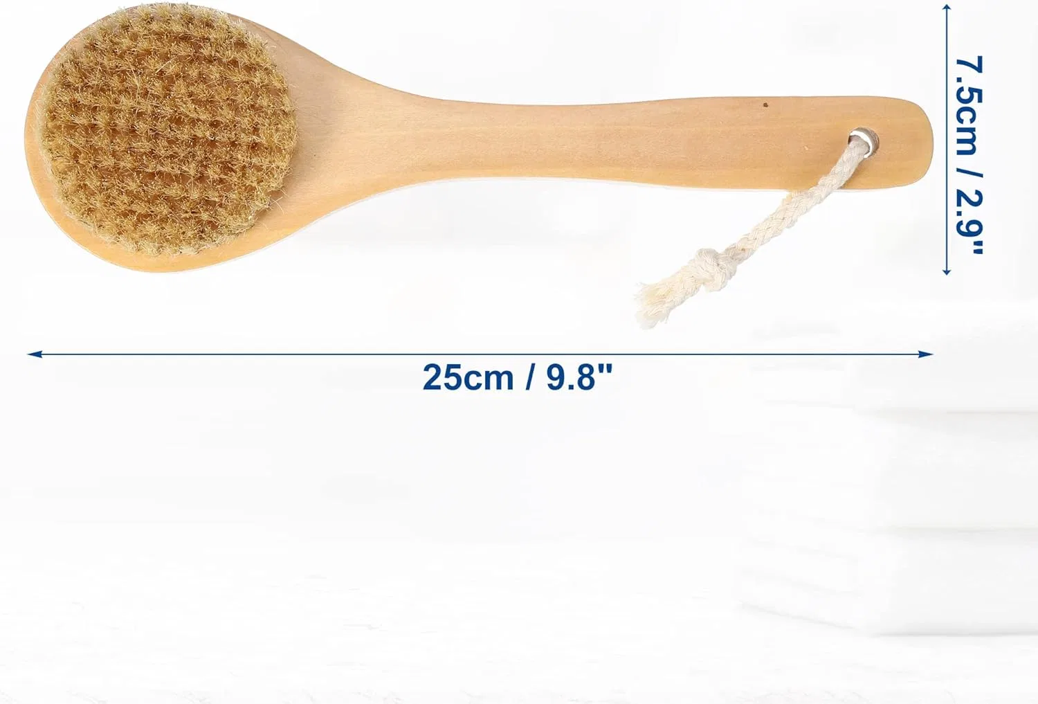 Щетка для тела Bath Brush, VOCOSTE, 1 шт, 25x7.5 см, Brown — фото 4
