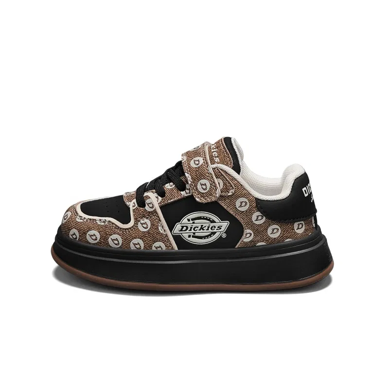 Детские повседневные кеды из денима и ткани Dickies, Brown Black