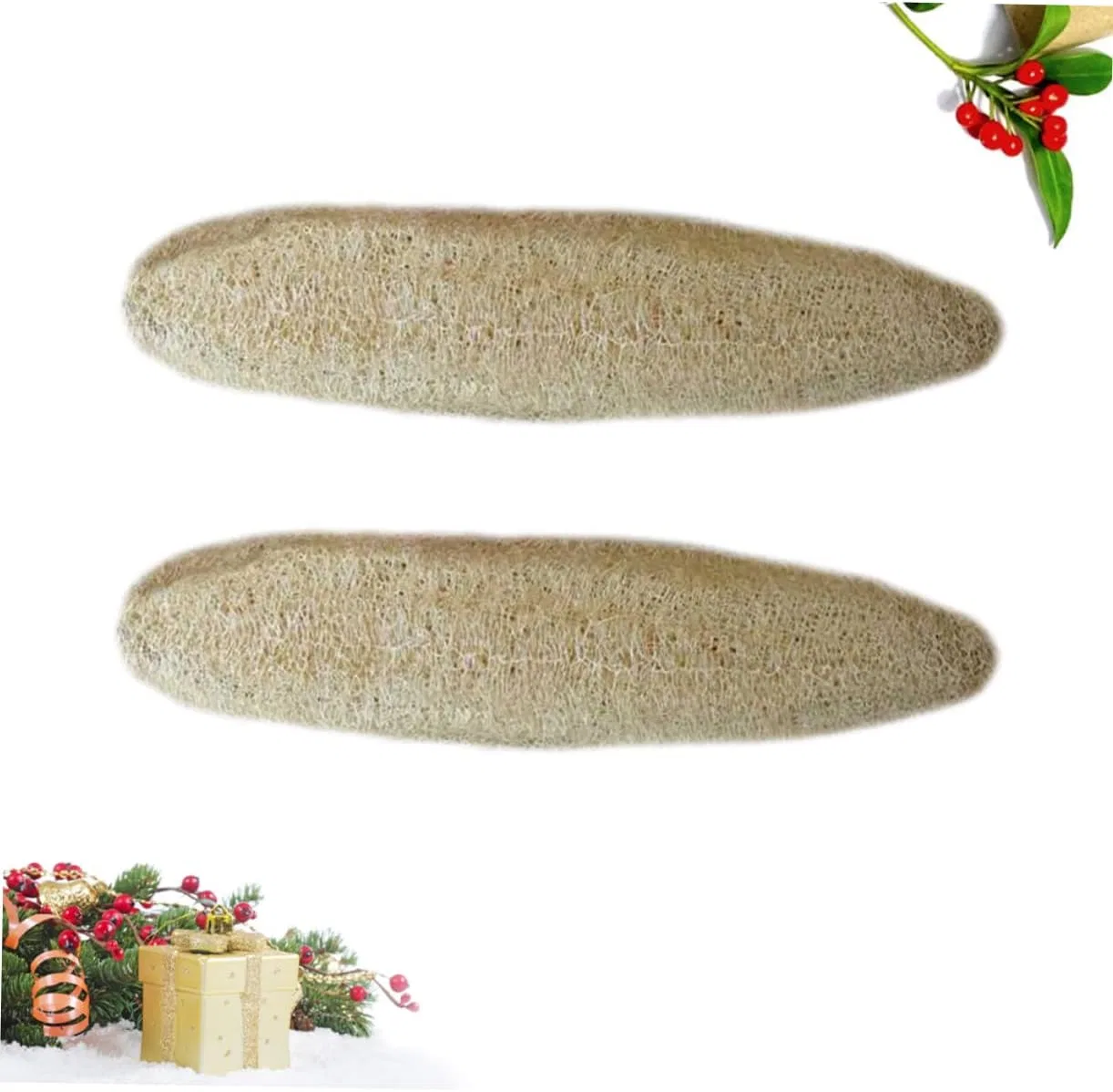 Набор люфовых губок для мытья, FOMIYES, 4 шт, 31x10x5 см — фото 4