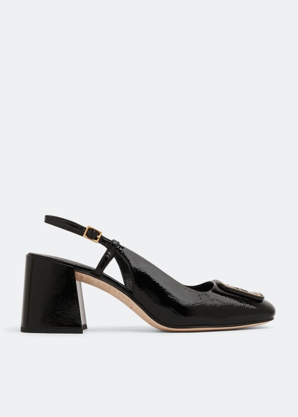 

Туфли TORY BURCH Georgia slingback pumps, черный
