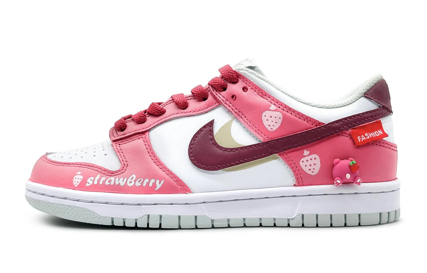 

Кроссовки Nike Dunk Skateboard Shoes Women's Low-Top White Yellow