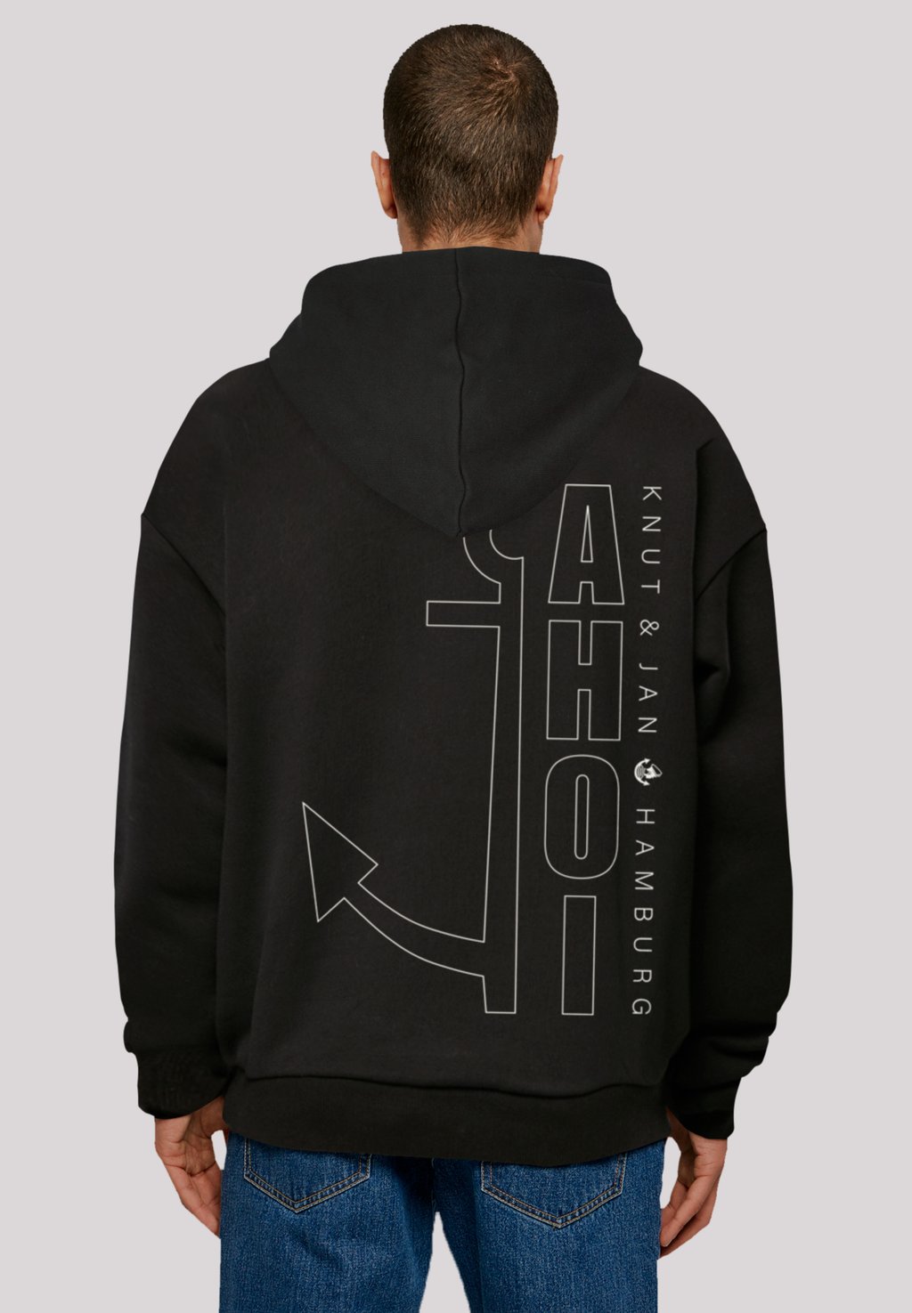 

Толстовка AHOI ANKER OUTLINES KNUT & JAN HAMBURG - Hoodie F4NT4STIC, черный