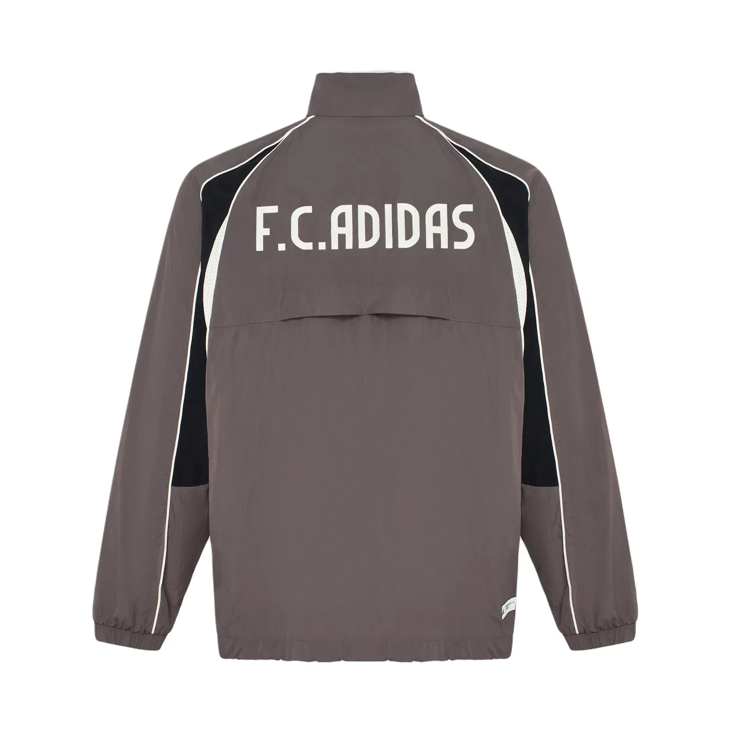 Мужская куртка с воротником-стойкой Charcoal Gray Adidas, Темно-серый — фото 3