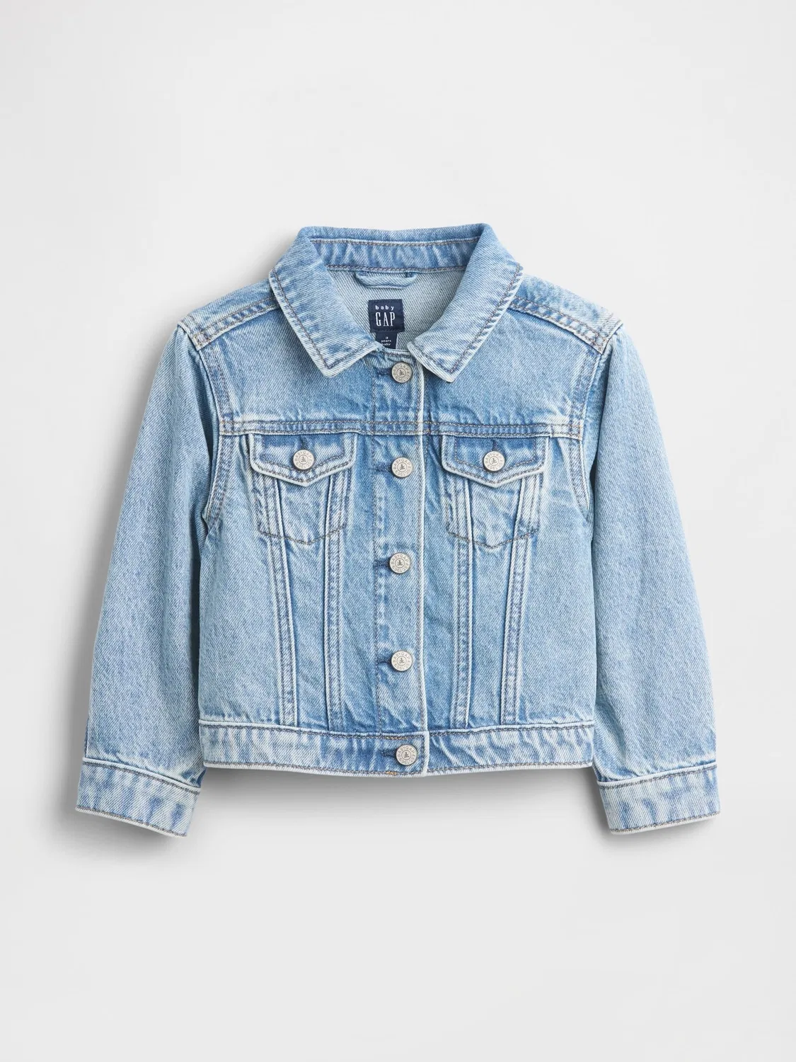 Джинсовая куртка с сердцем на спине Gap, Medium Wash