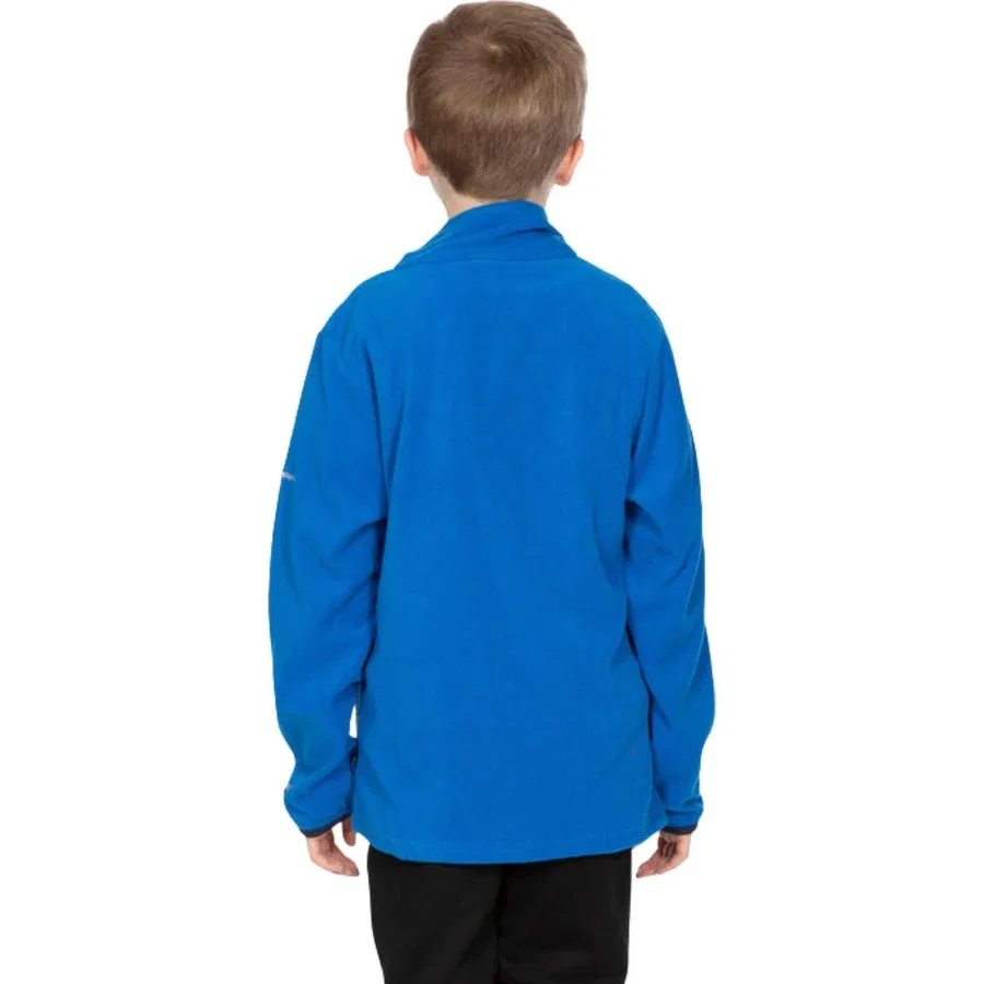 Детский флисовый свитшот с полузамком Etto Microfleece AT100 Trespass, Черный — фото 3