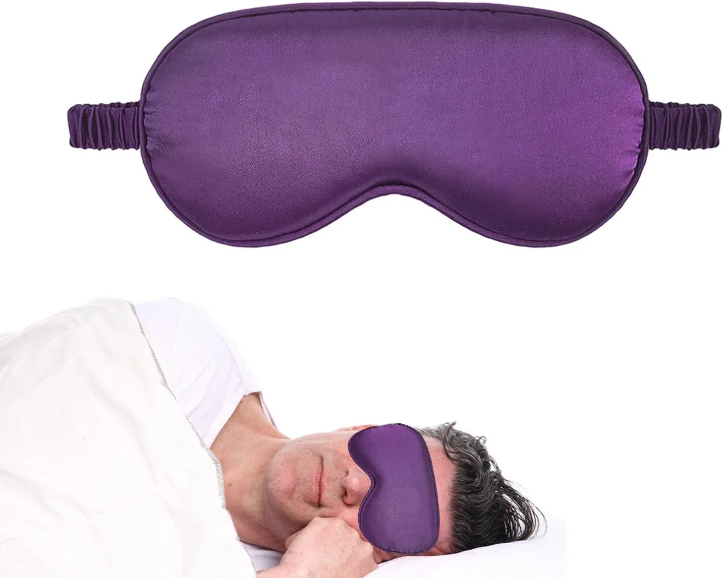 Generisch Маска для сна, Dark Purple — фото 3