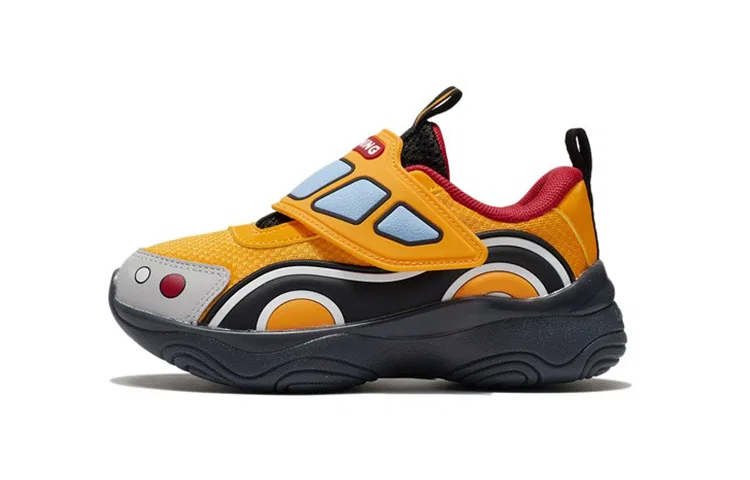 Детские кеды из дышащей ткани с принтом Starlight Li-Ning YOUNG, Желтый