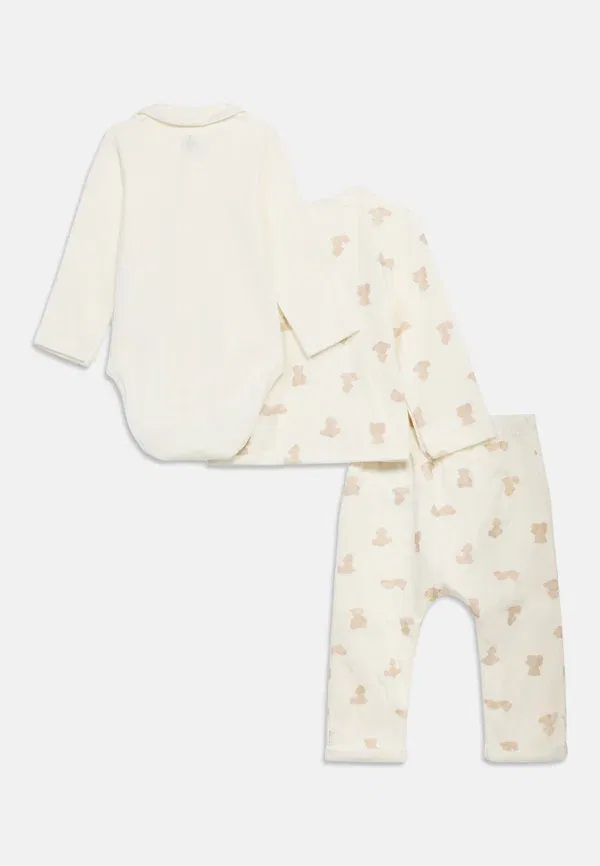 Комплект с принтом Unisex Petit Bateau, коричневый — фото 2