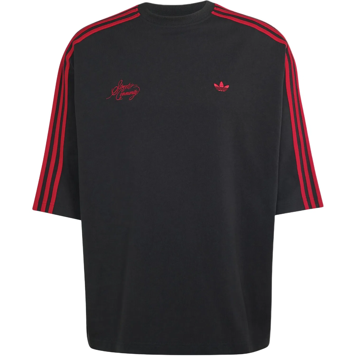 Мужская футболка с круглым вырезом Adidas Originals, Black