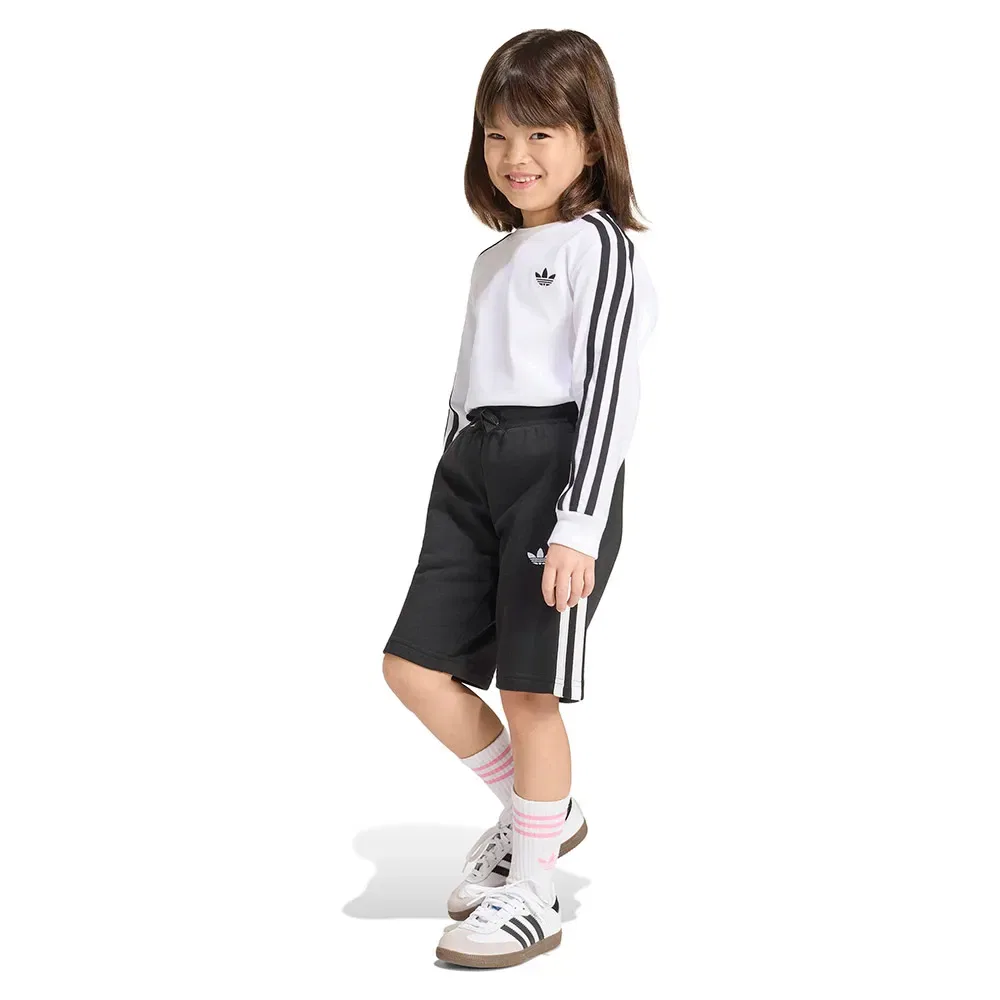 Футболка с длинным рукавом 3 Stripes Top Adidas Originals, белый — фото 4