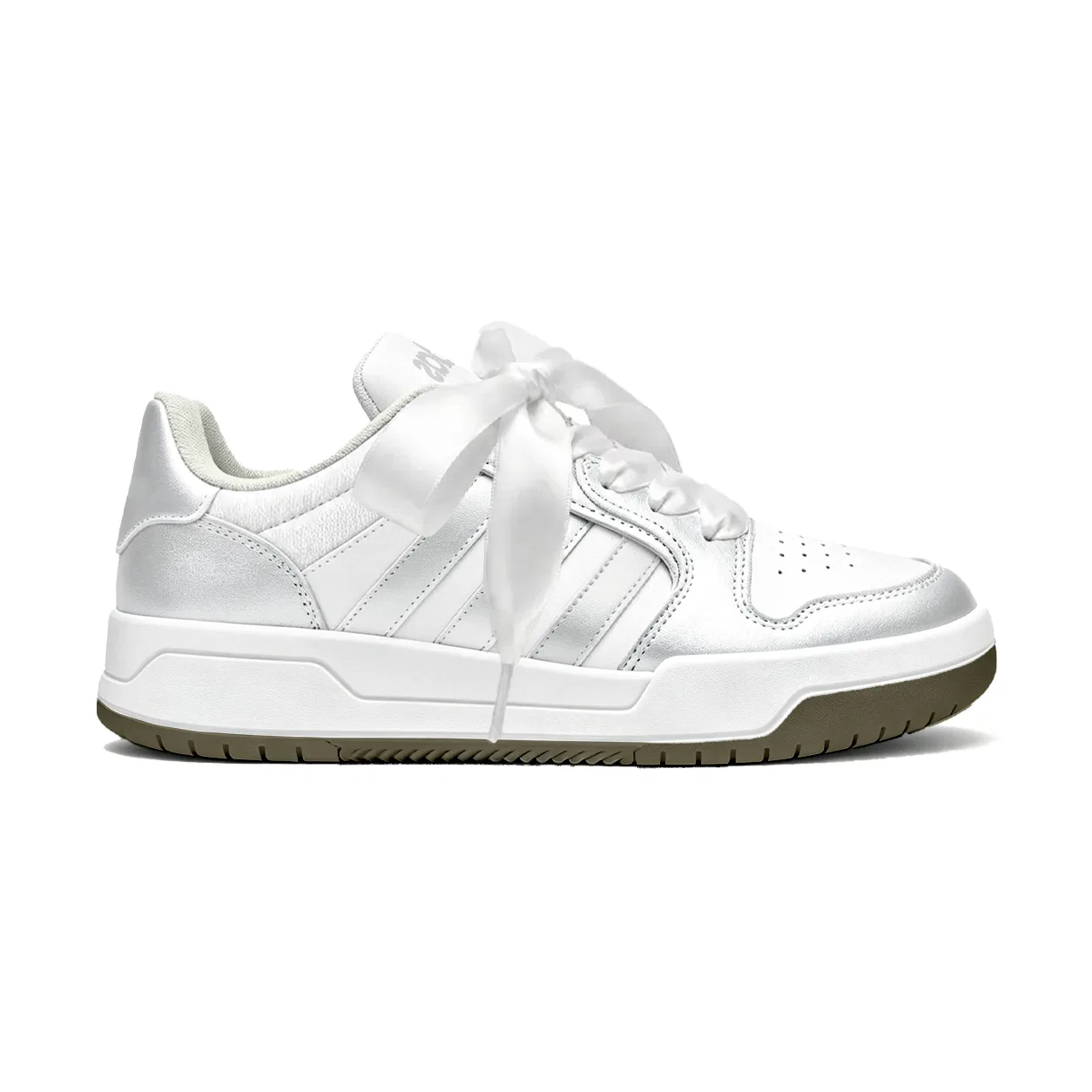 Скейтборд-кроссовки детские с принтом ENTRAP, Adidas, Silver — фото 4