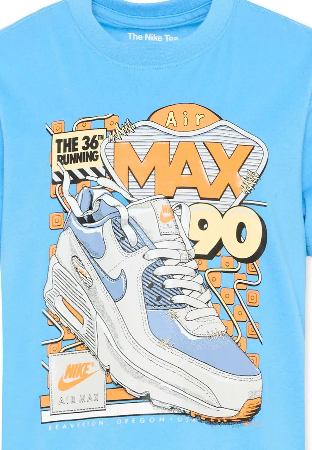 Футболка с принтом Nike Sportswear, Light Blue — фото 3
