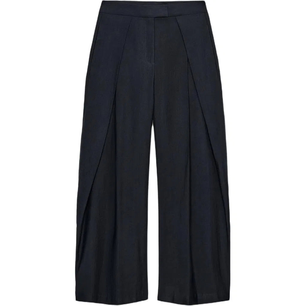 Женские повседневные брюки с широкой штаниной Sea Blue ZARA