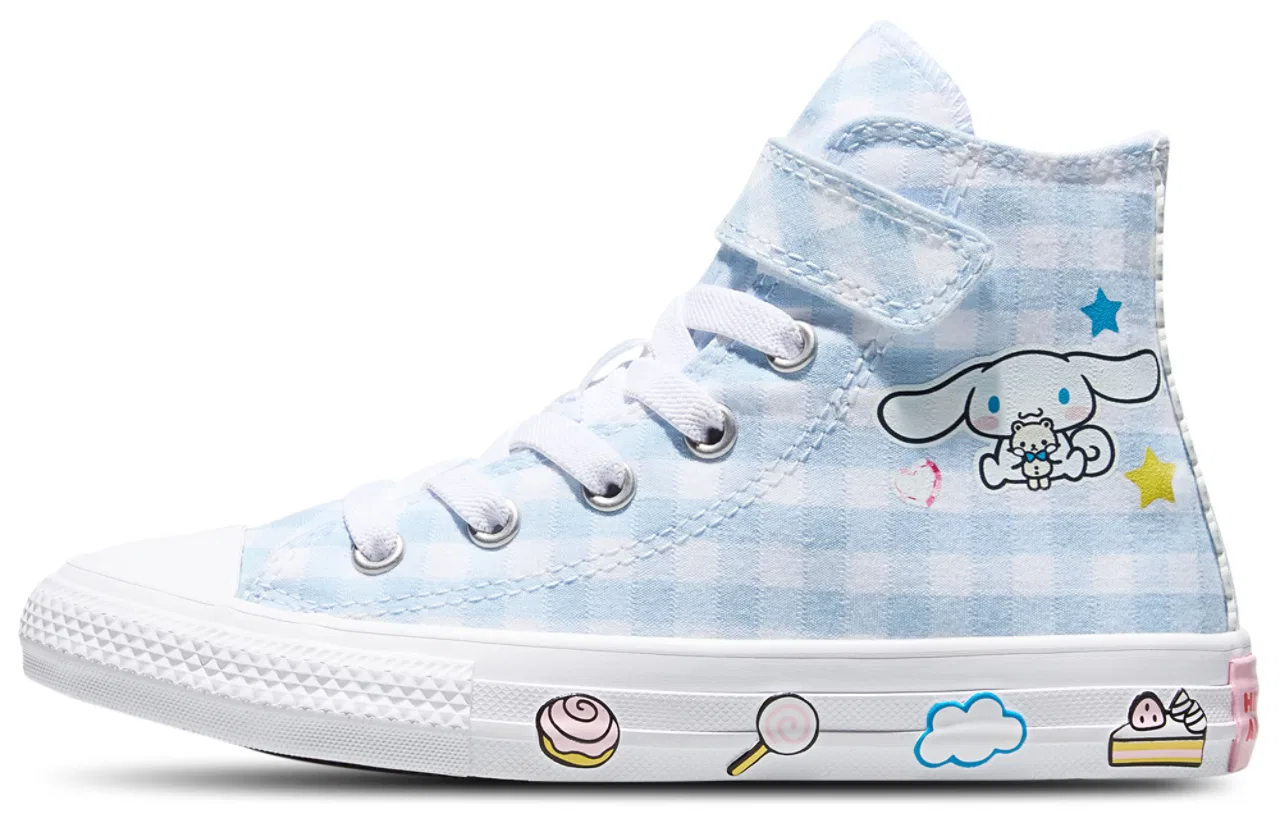 Кеды для мальчиков CTAS 1V Hello Kitty Converse, цвет White/Blue/Multi — фото 3