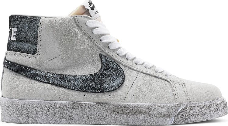 

Кроссовки Nike Zoom Blazer Mid Premium SB 'Faded Pack - Grey Fog Black', серый