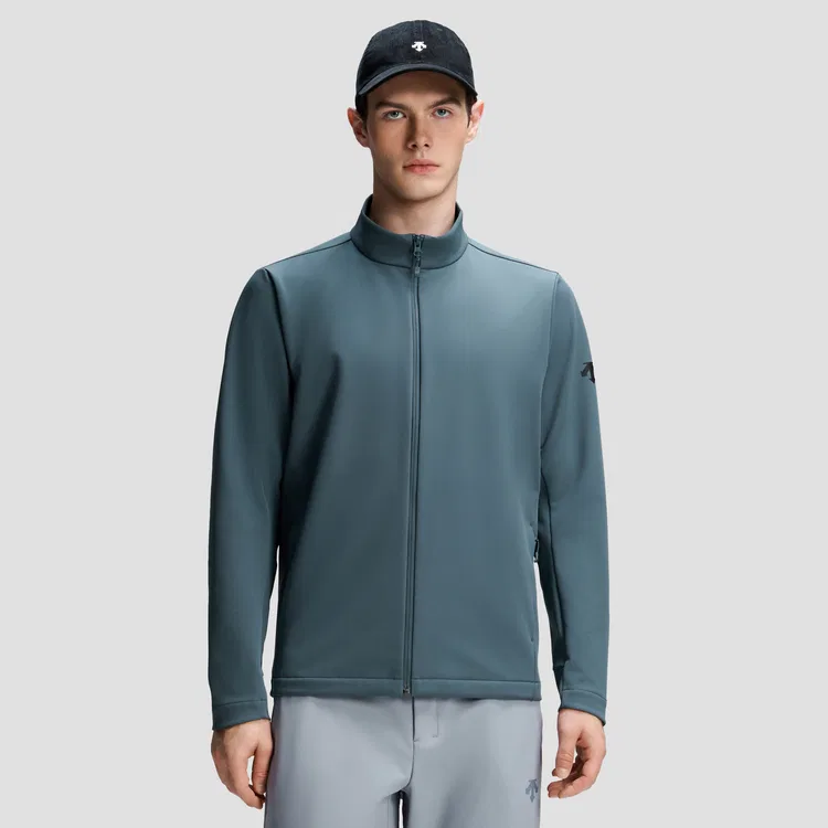 Детский ветрозащитный жилет с принтом Ski Style Descente, Цвет Db-Dark Blue — фото 4