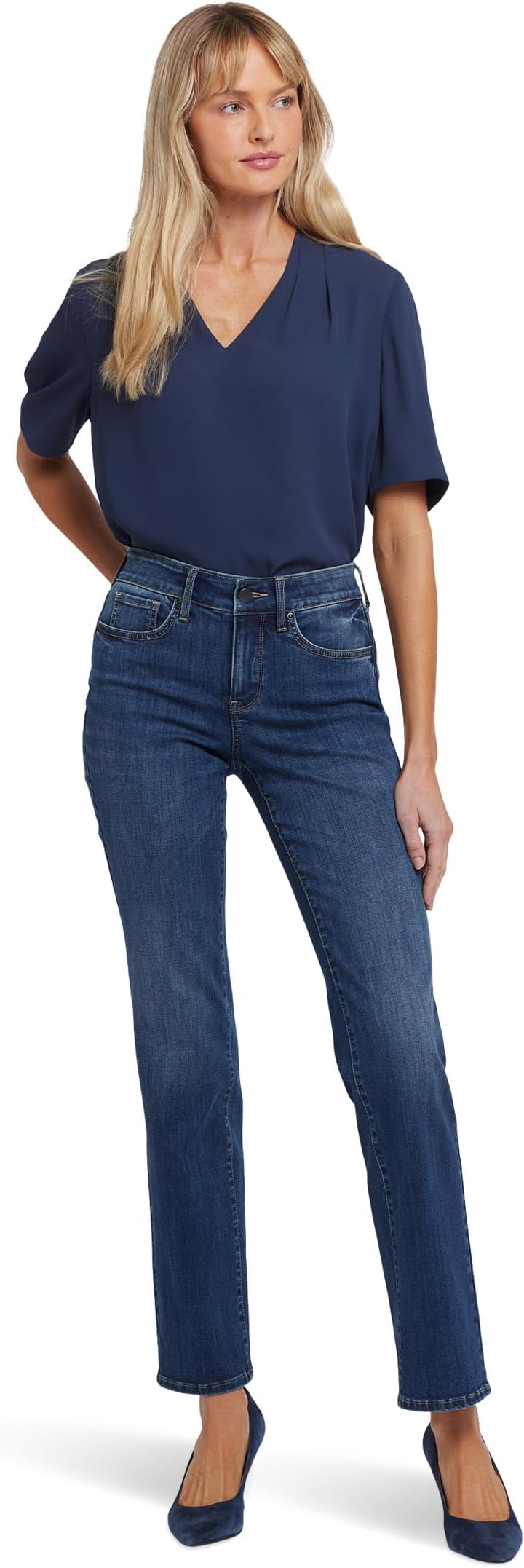 

Джинсы NYDJ Marilyn Straight Jeans in Rio Rapids, цвет Rio Rapids