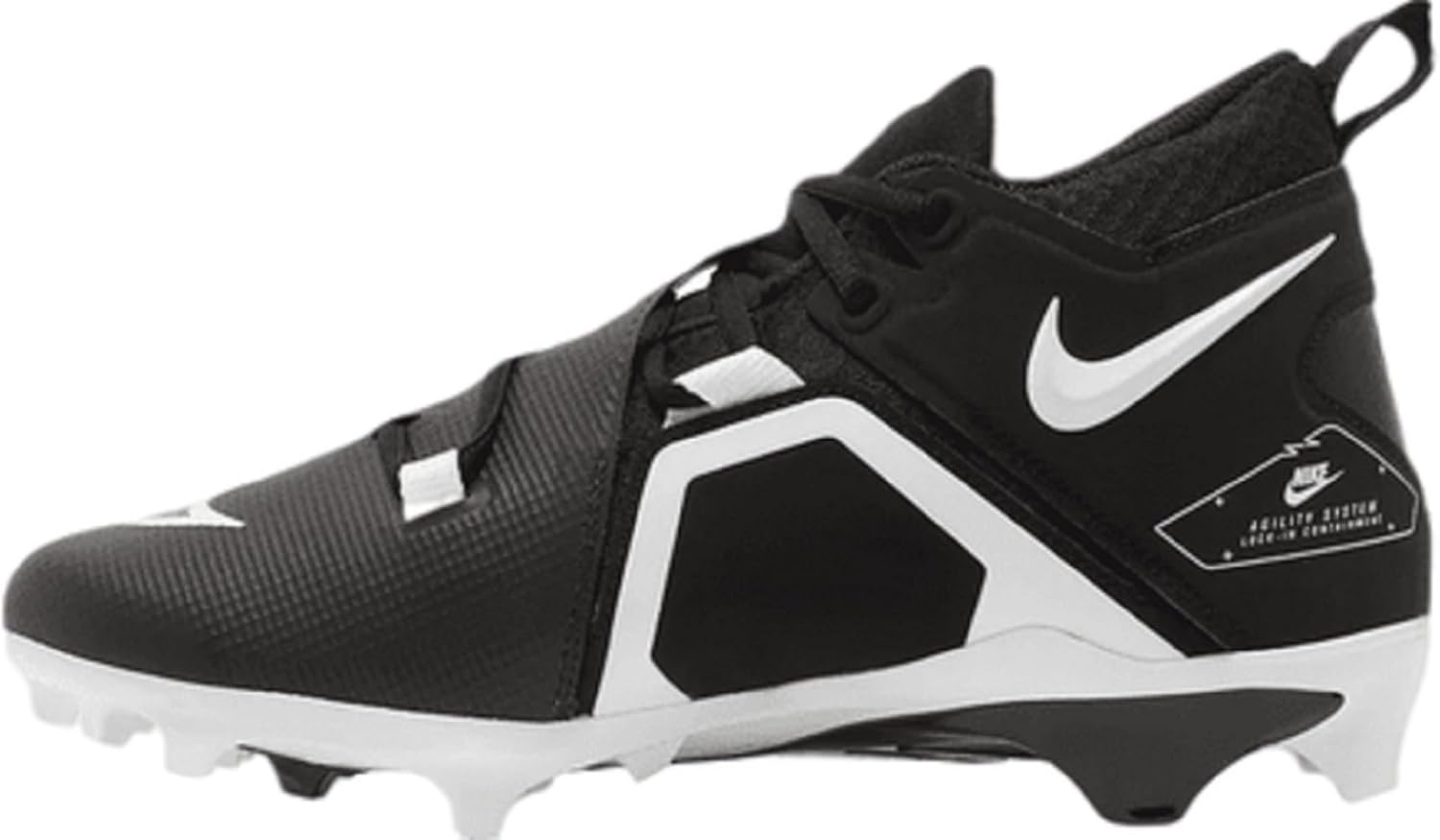 

Футбольные бутсы Nike Men's Alpha Menace Pro 3, Black/Black/Black/White