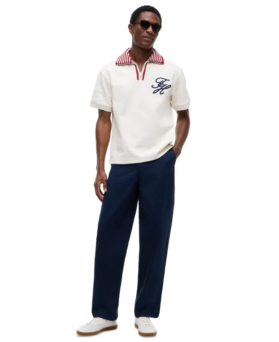 Брюки чинос свободного кроя River Heritage Tommy Hilfiger, Carbon Navy — фото 2