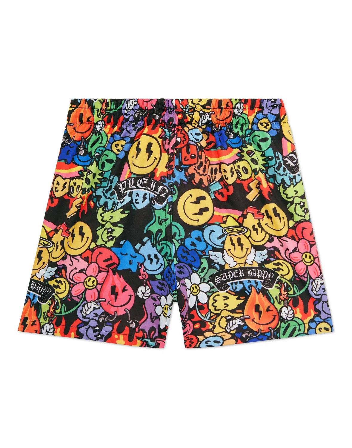 Детские плавки-шорты с принтом Swim Shorts Smile PHILIPP PLEIN, мультиколор — фото 2