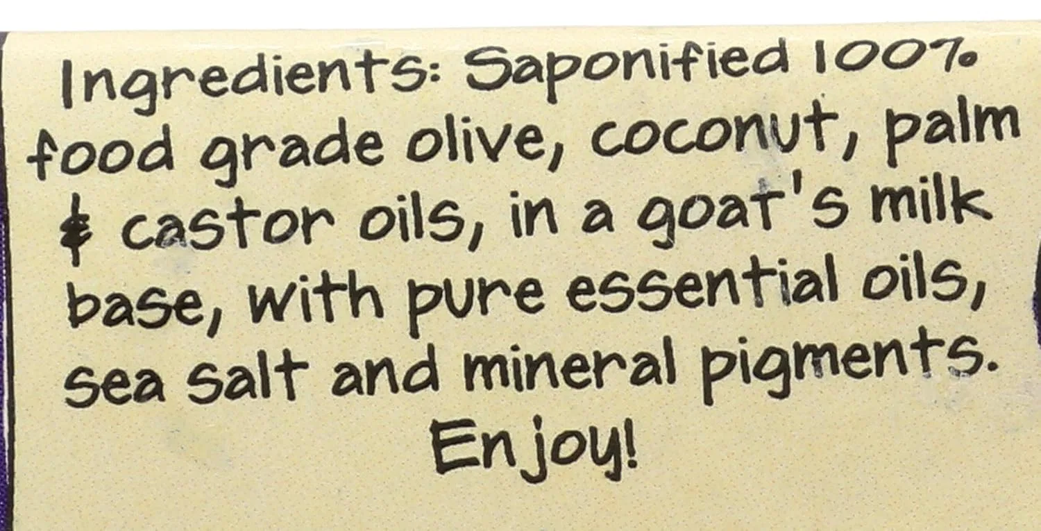 Мыло твердое Goat's Milk Soap Sea Salt Zum, 85 г — фото 4