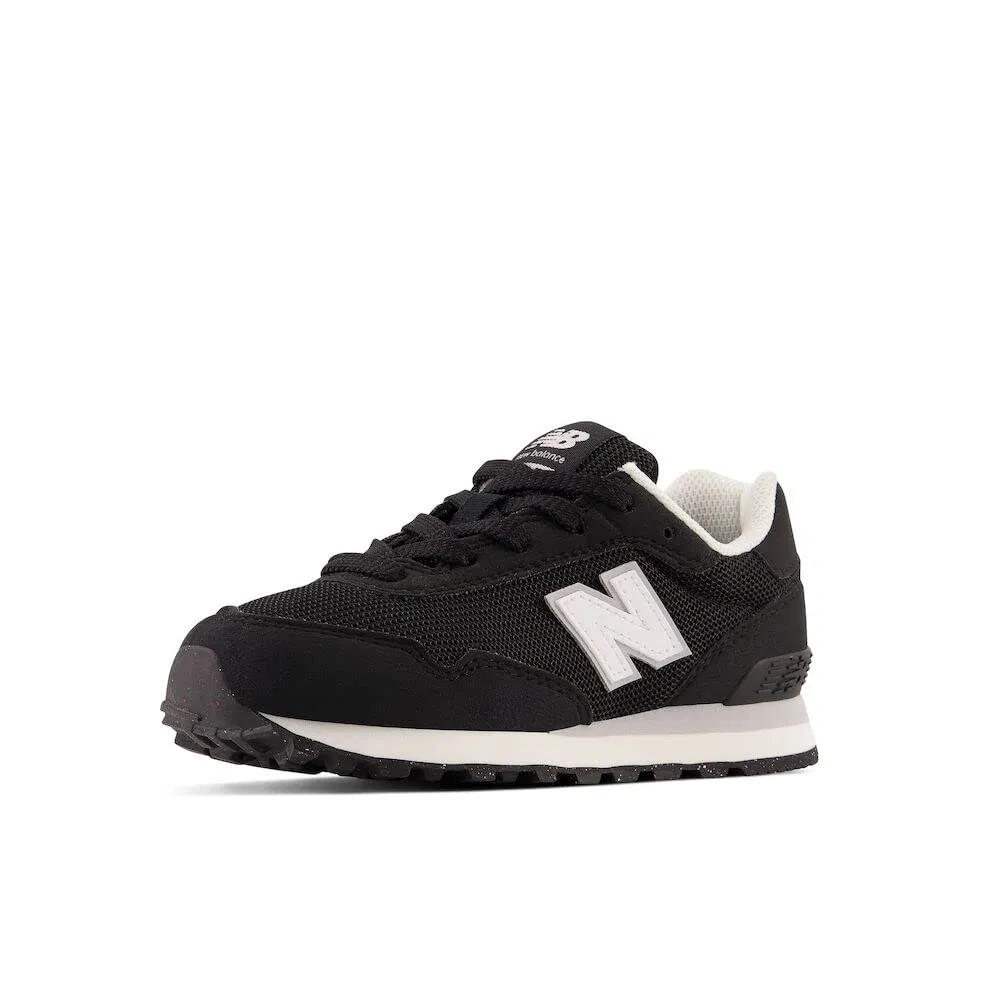 Детские кроссовки для девочек с липучкой 515 Cm New Balance, Black Black Lk