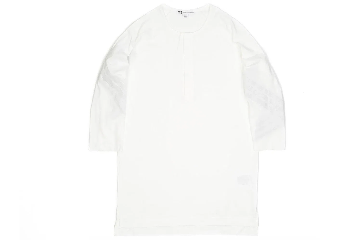 Мужская футболка с длинным рукавом Y-3 Henley STP Tee Adidas, White
