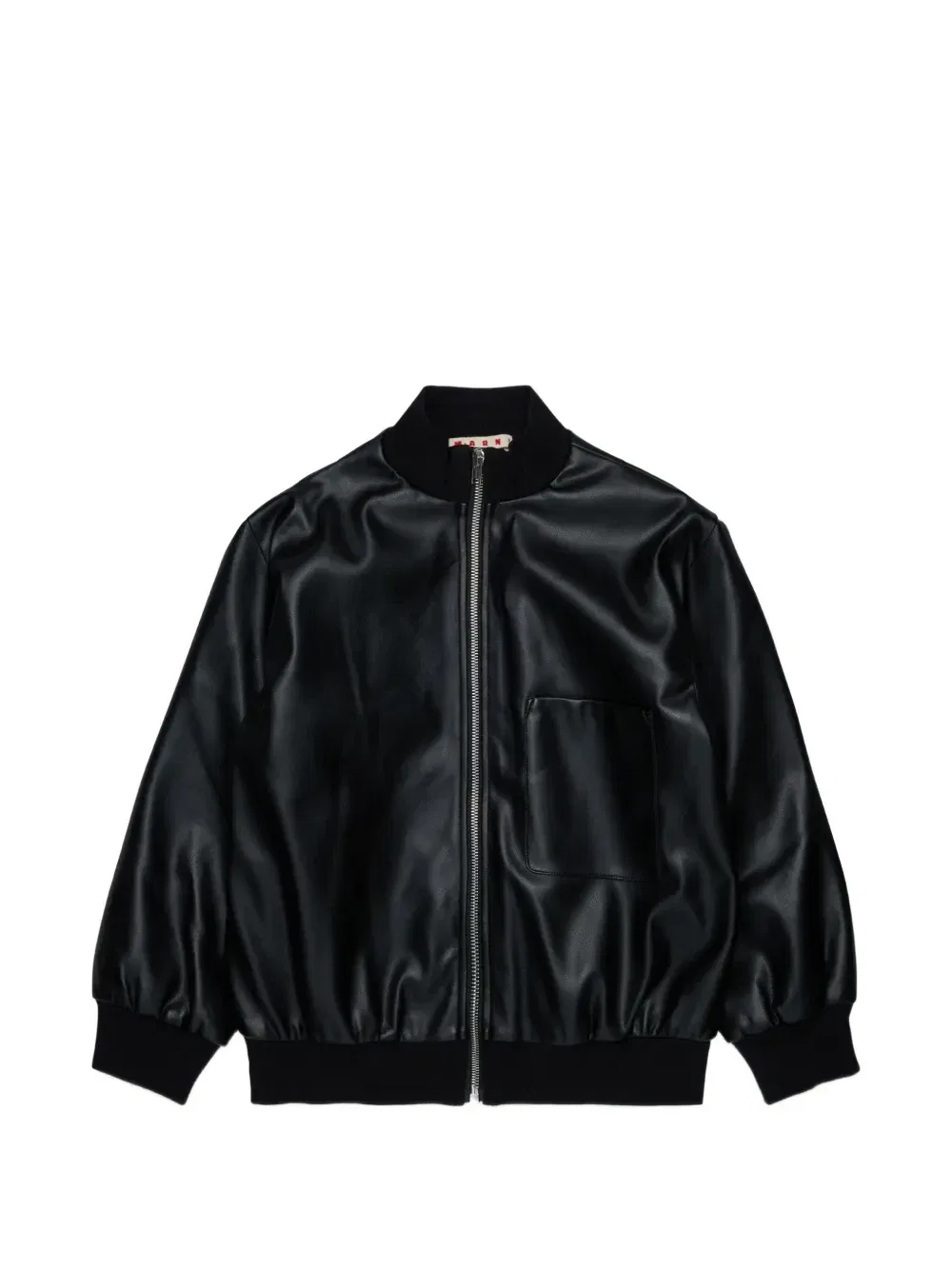 Бомбер с логотипом Marni Kids, черный