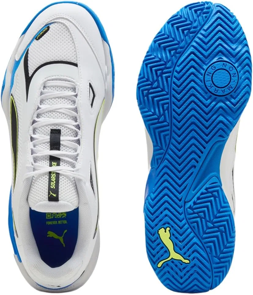 Детские кроссовки Puma Solarstrike 4 для дома, унисекс, Puma White Puma Black Ultra Blue — фото 3