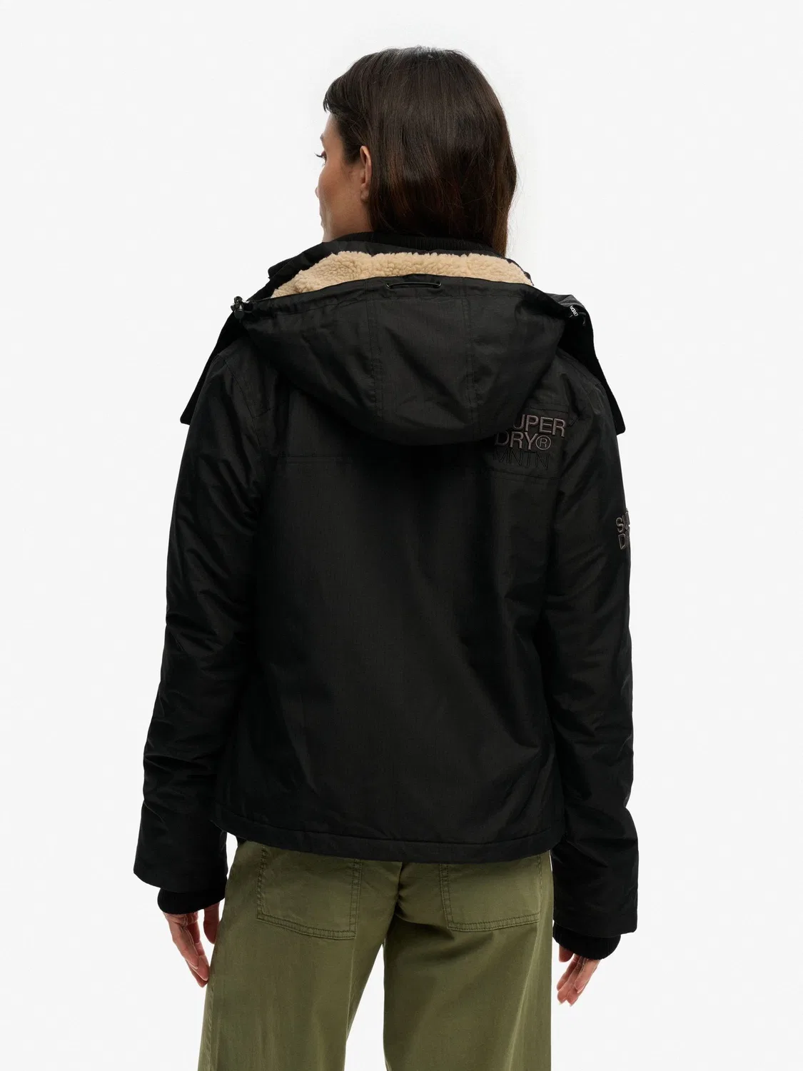 Куртка ветрозащитная Arctic Windcheater Superdry, черный — фото 2