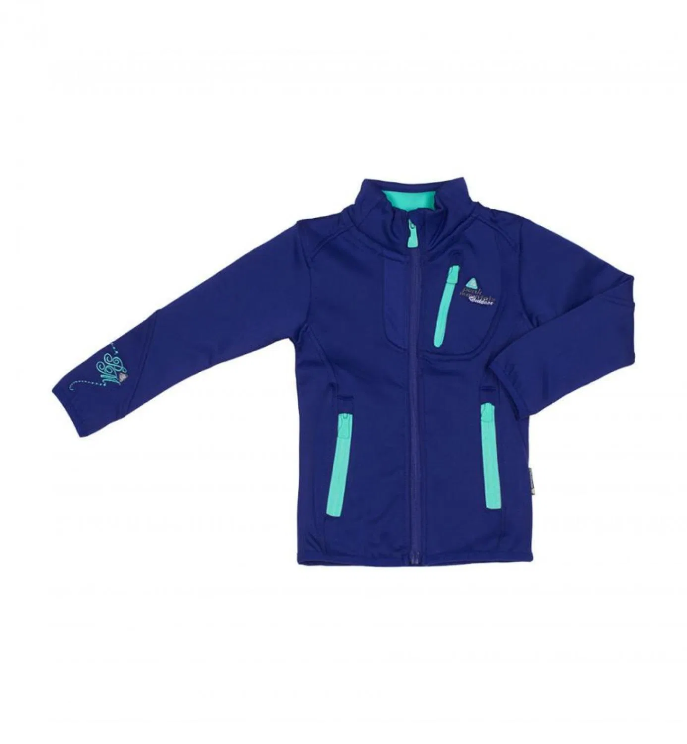 Детский флисовый свитшот для девочек Peak Mountain Shell, Peak Mountain, Blau