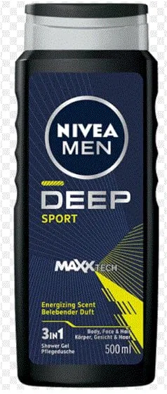 Гель для душа 3-в-1, NIVEA, 500 мл, Frisch