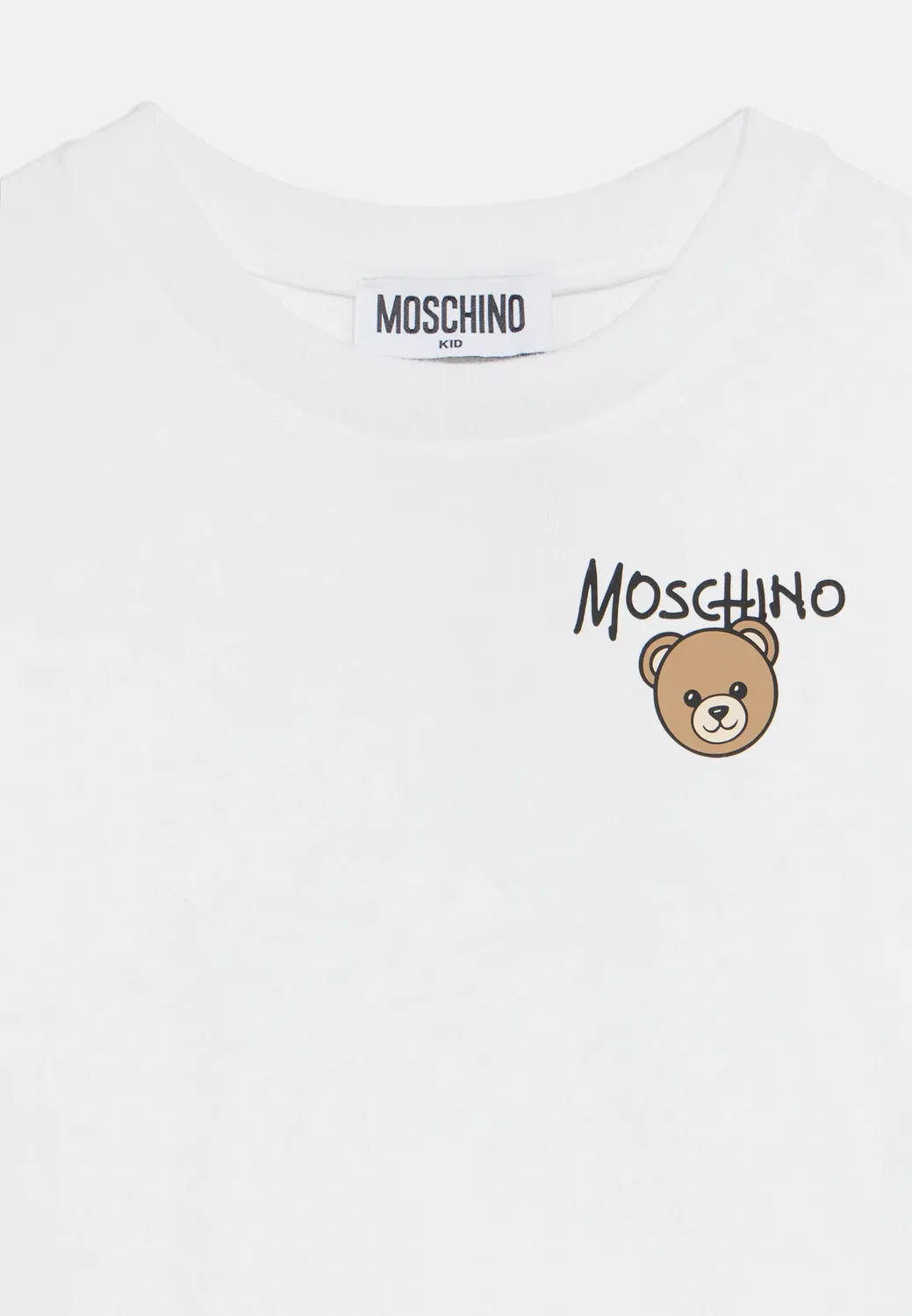 Футболка унисекс - базовая модель Moschino, Bianco Ottico — фото 3