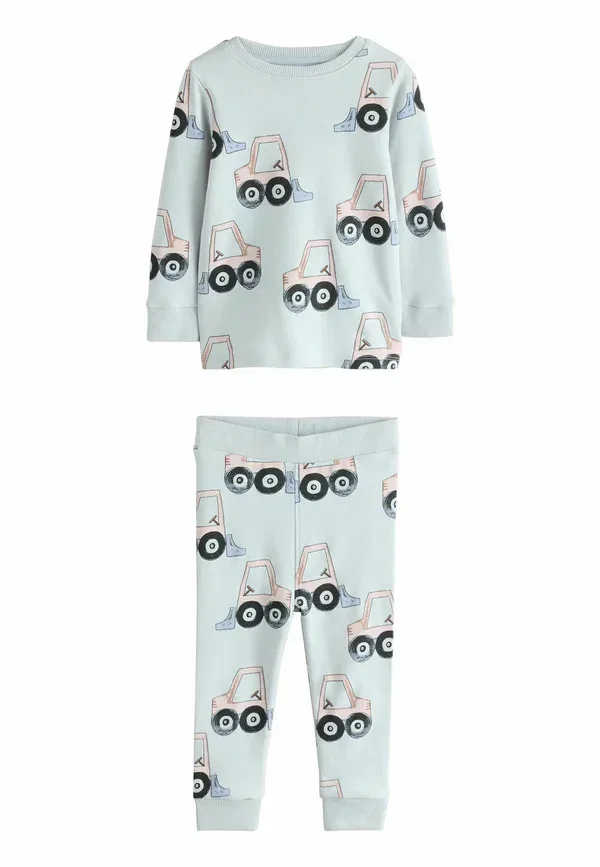 Пижама хлопковая Regular fit - snuggle 3 pack, Next Ecru Digger, синий — фото 2