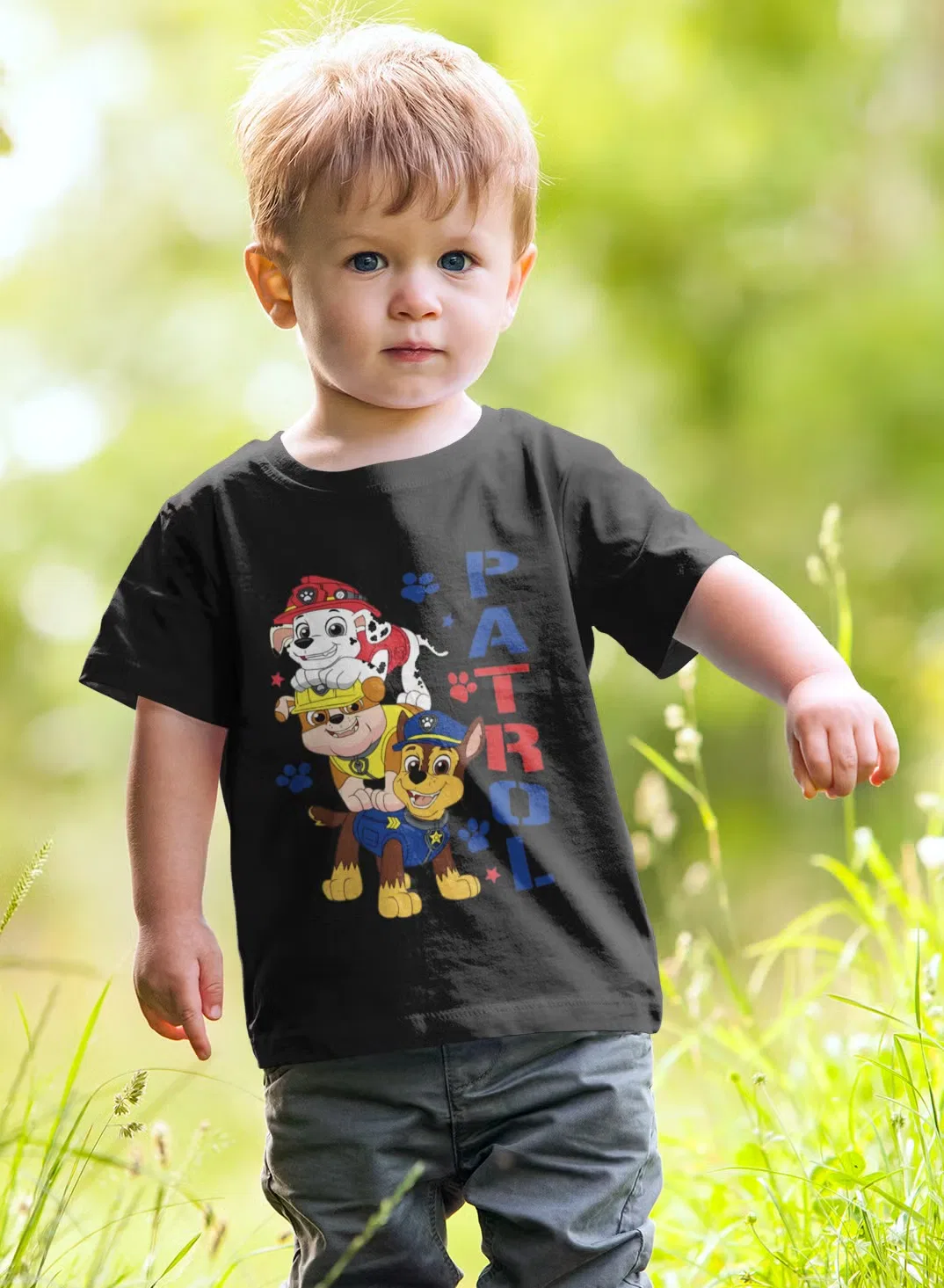 Zoom Футболка с принтом Paw Patrol, черная