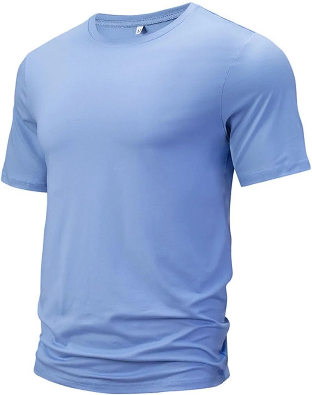 Мужская футболка с круглым вырезом классическая Ice Silk, Blue