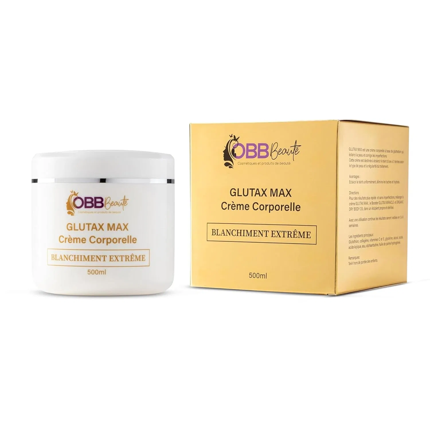 Крем для тела Glutax Max, OBBBeauté, 500 мл