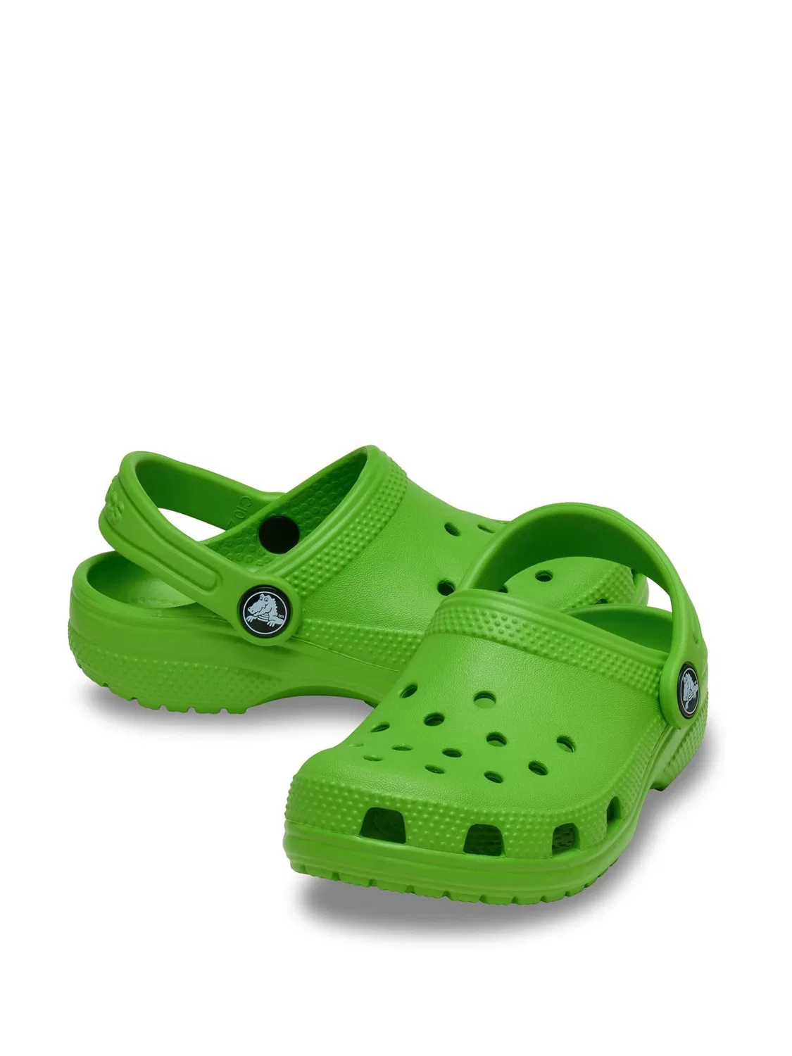 Клоги Crocs Classic для малышей, зеленый — фото 4