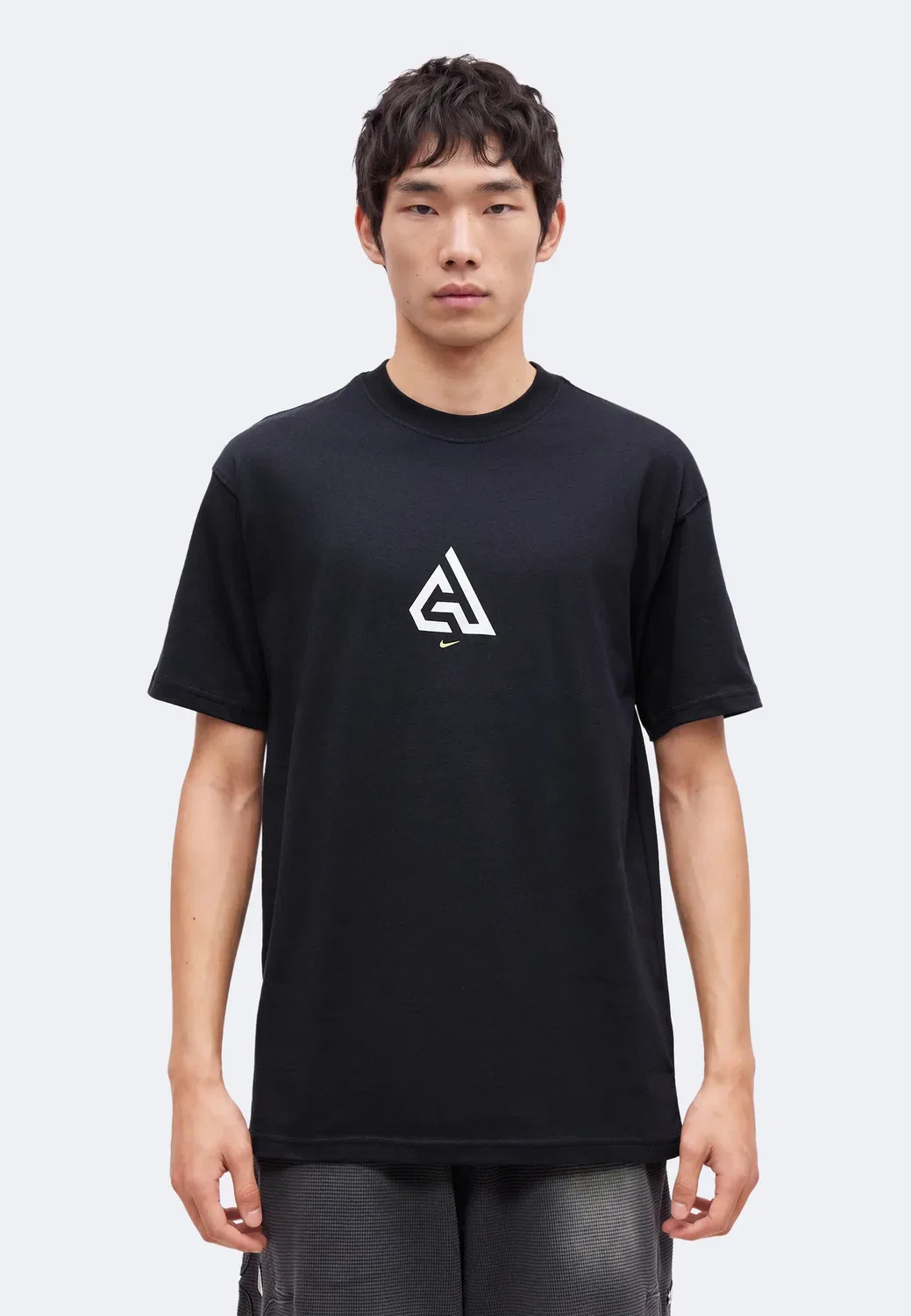 Футболка Giannis tee m90 summit - с принтом Nike Performance, Black — фото 3
