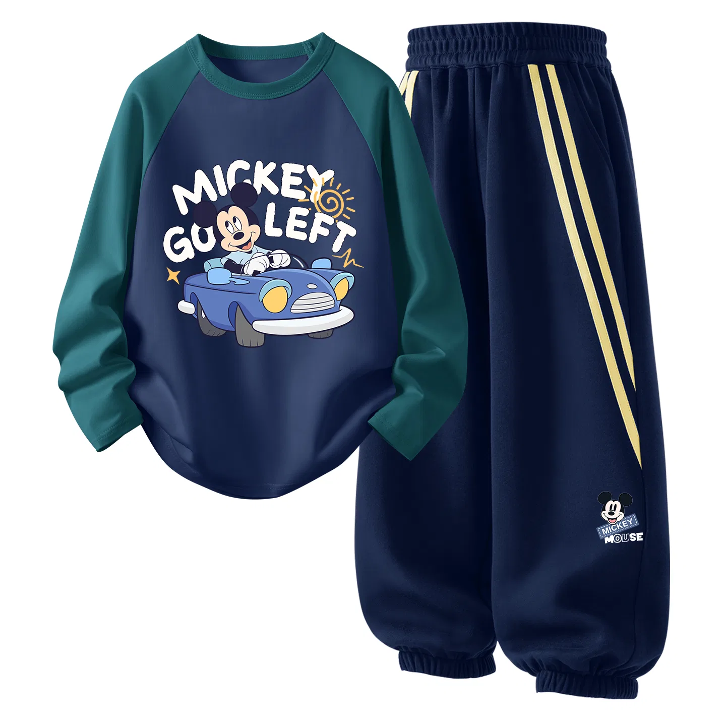 Детский спортивный костюм с принтом Happy Magic K, Disney, Dark Green Blue