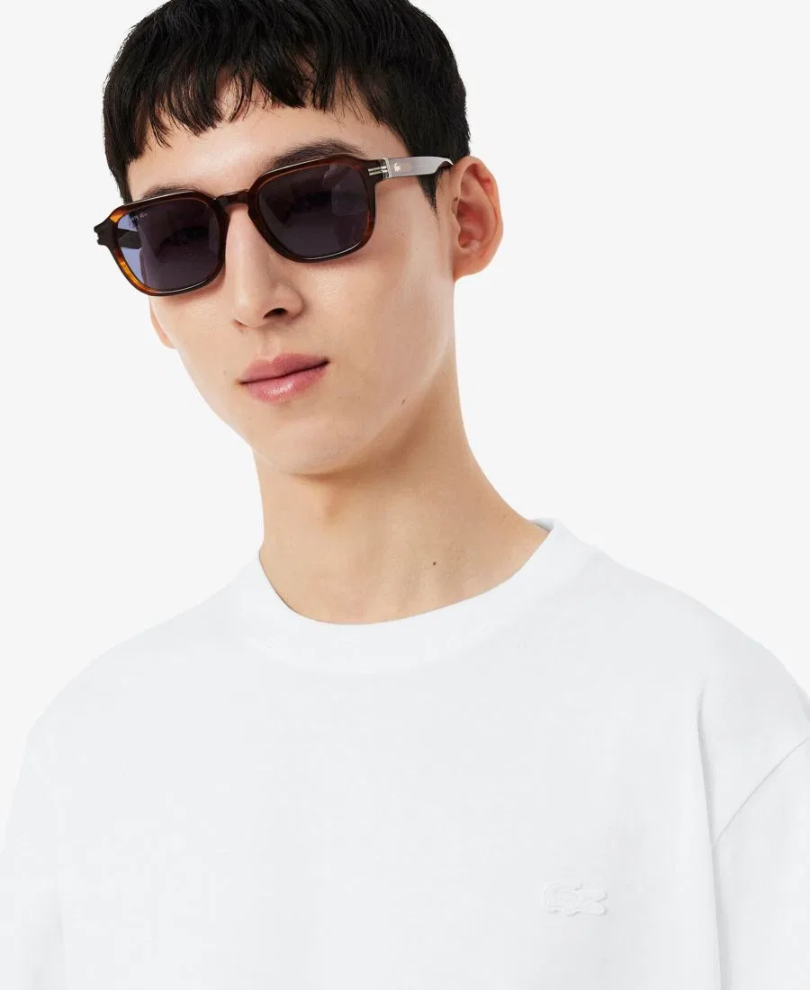 Футболка с принтом Lacoste, White — фото 3