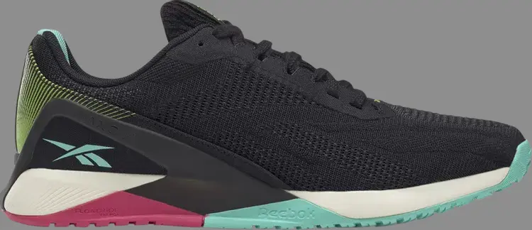 

Кроссовки nano x1 vegan 'black pink mint Reebok, черный
