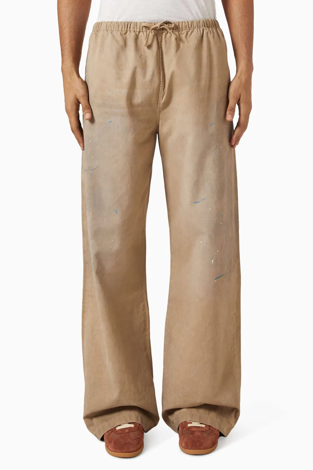 Брюки прямые хлопковые Acne Studios
