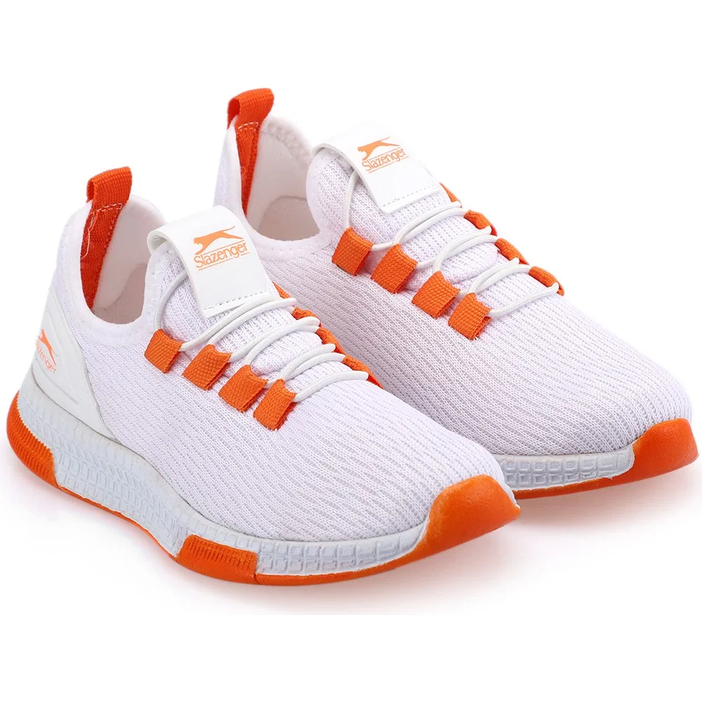 Детские кроссовки для девочек Slazenger ABENA I, White Orange — фото 2