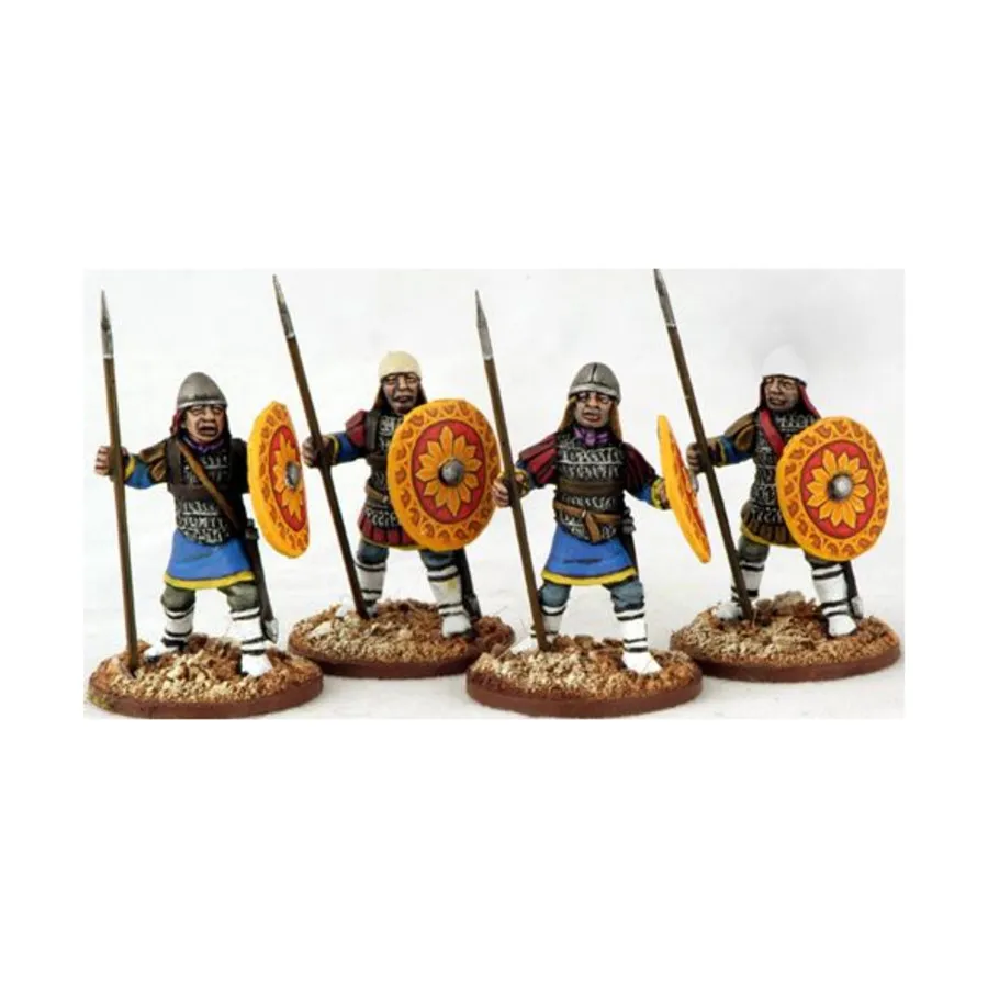 

Византийская пехота стоячая - пластинчатая, Gripping Beast Miniatures - Byzantine Periods - Rus & Slavs (28mm)